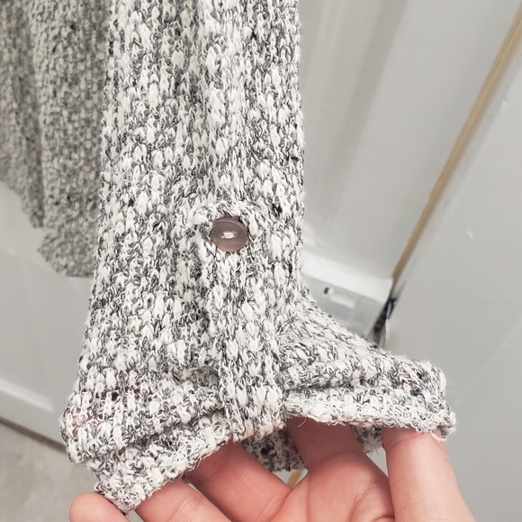 Grey sheer Racerback Top - Picture 3 of 4